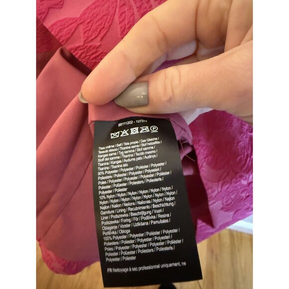 NWT Theia Thelma Keyhole Cocktail Dress Pink Sz 2 $645 [jb] - Picture 13 of 13